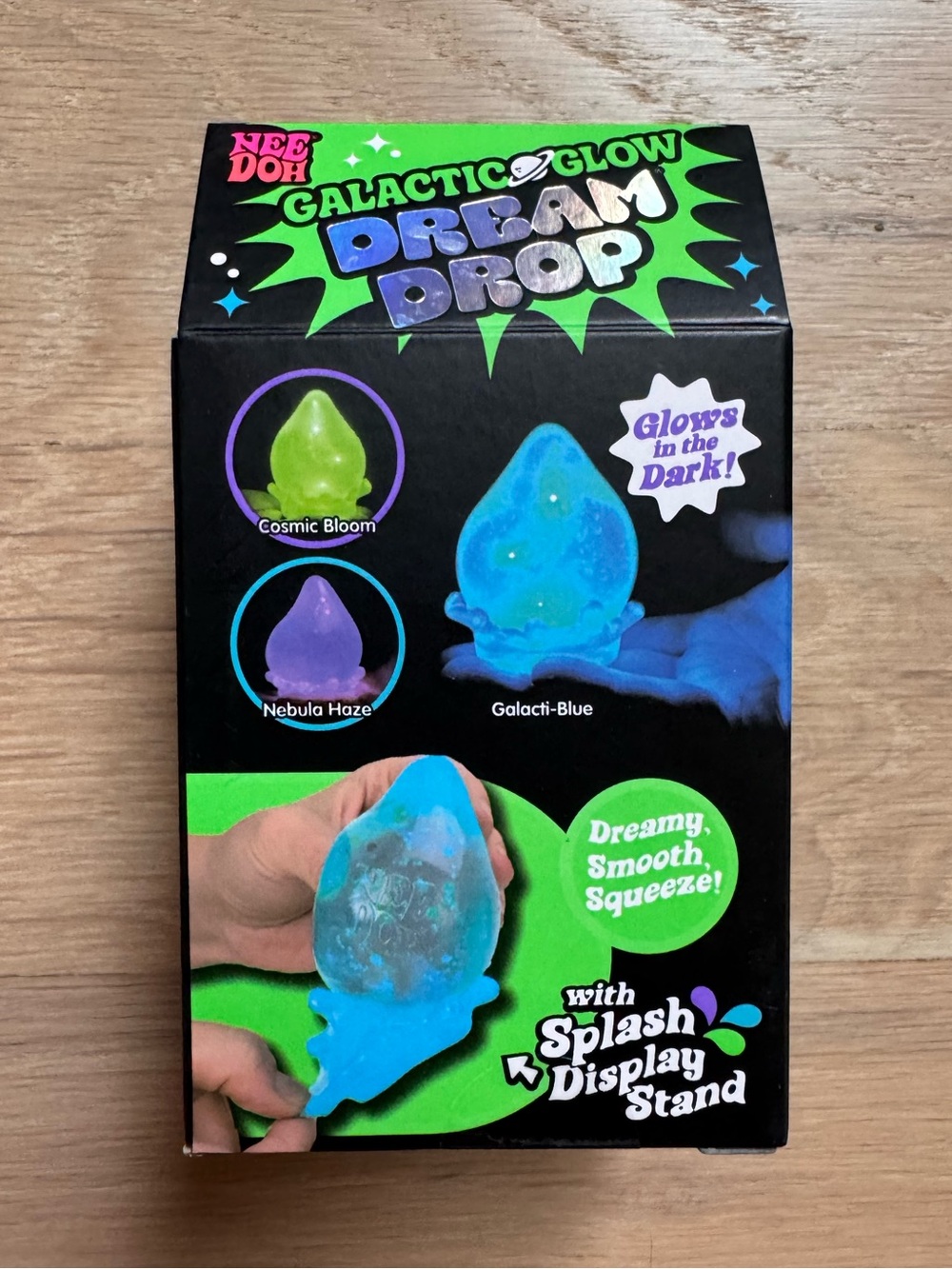 Needoh Galactic Glow Dream Drop - Green ✨ New / Authentic ✨ - Picture 2 of 2